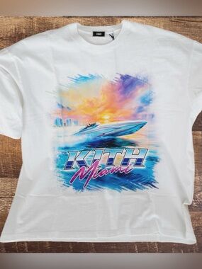 KITH Miami Speed Boat Vintage Tee • Store Exclusive • 2026